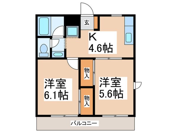 ガ－デンハイツたまプラ－ザの物件間取画像